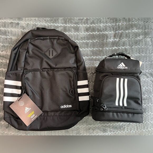 Classic 3-Stripes 5 Backpack and Excel 2 Lunch Bag Set - Picture 1 of 9